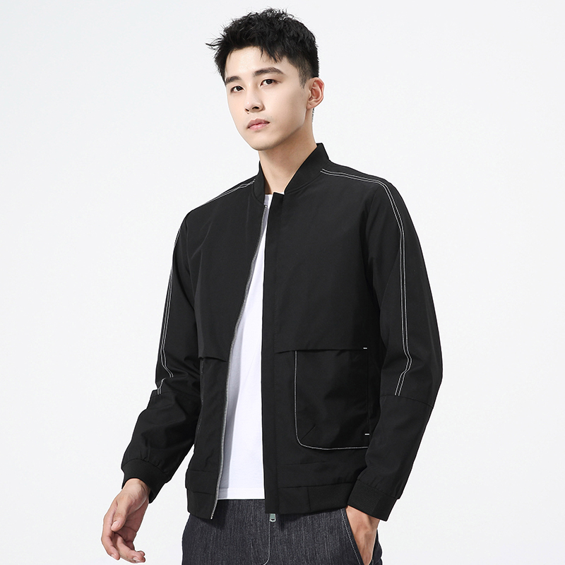 春秋季2023年新款外套男装ins潮青年棒球服宽松夹克休闲百搭上衣