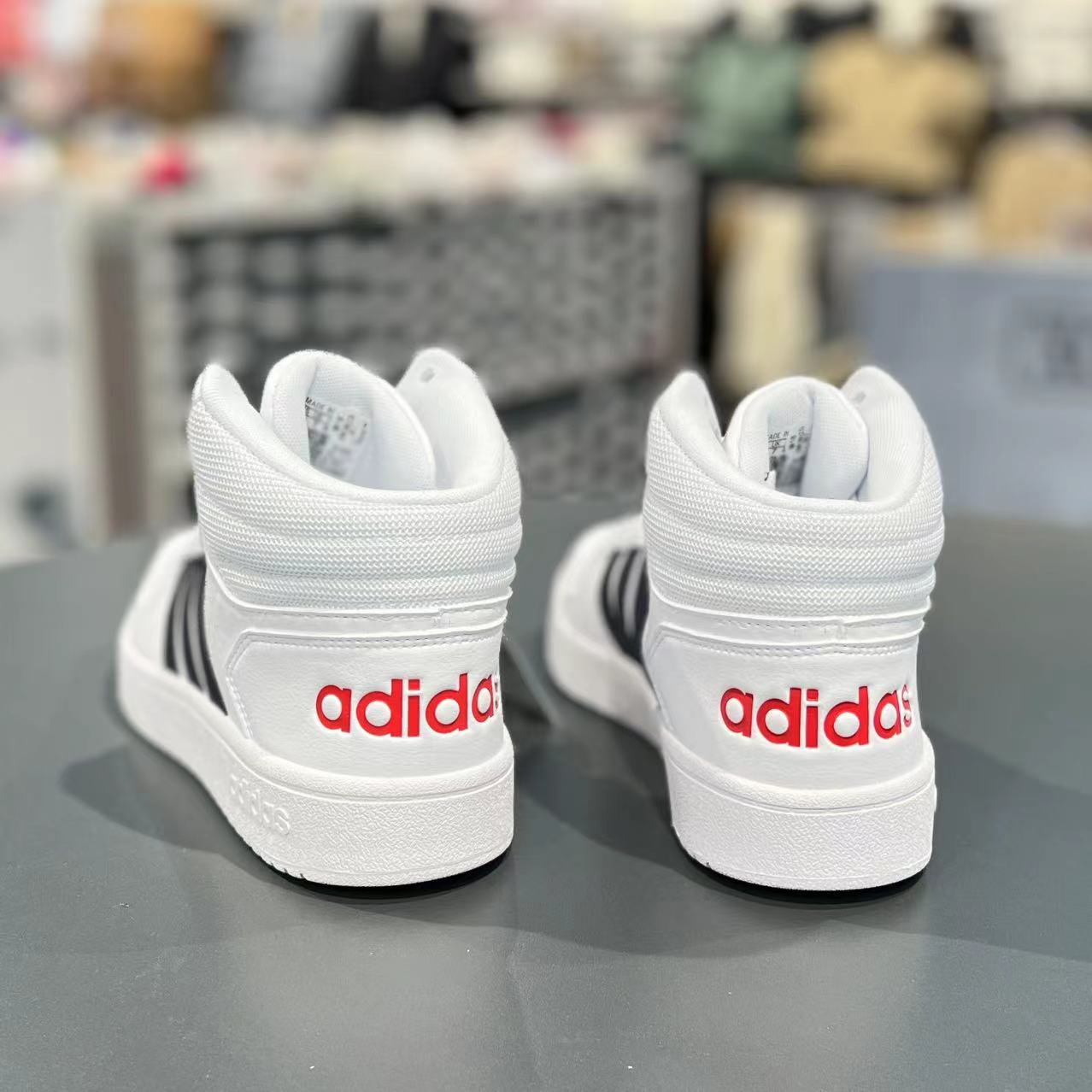 Adidas阿迪达斯男鞋运动鞋秋季轻便透气高帮休闲鞋板鞋正品FY8616
