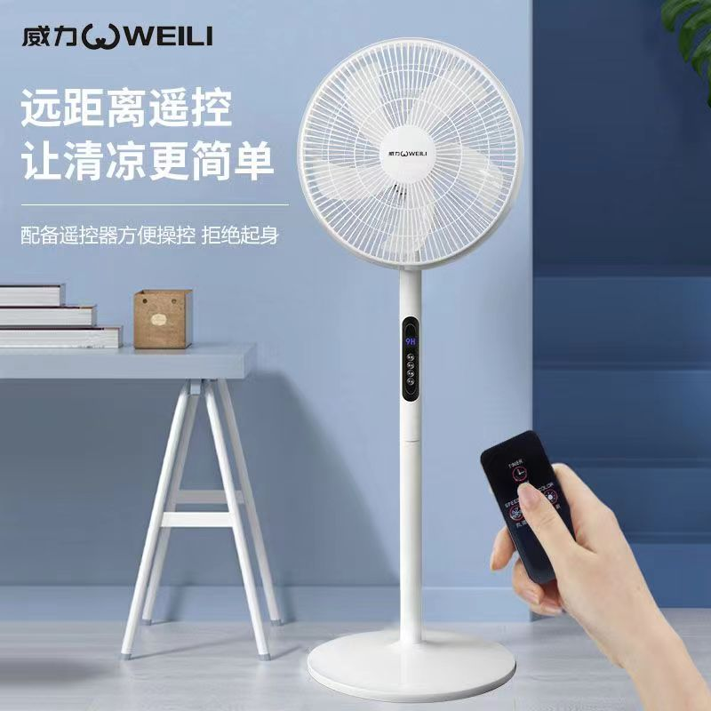 威力遥控款  家用落地扇立式摇头扇摇头家用空气循环扇