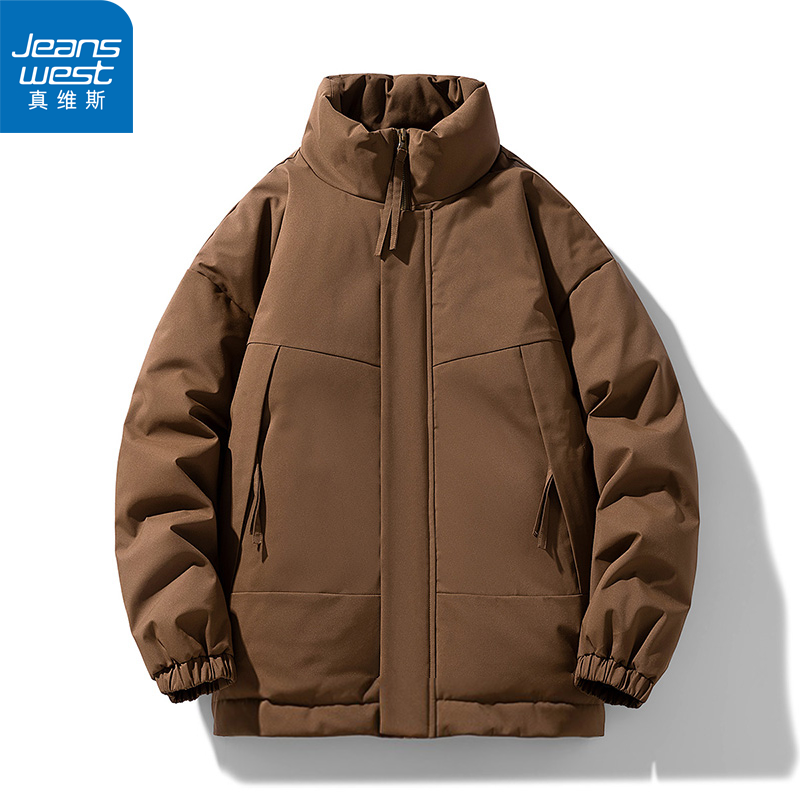 真维斯/Jeanswest棉衣男冬季新款面包服港风宽松男生棉袄棉服外套