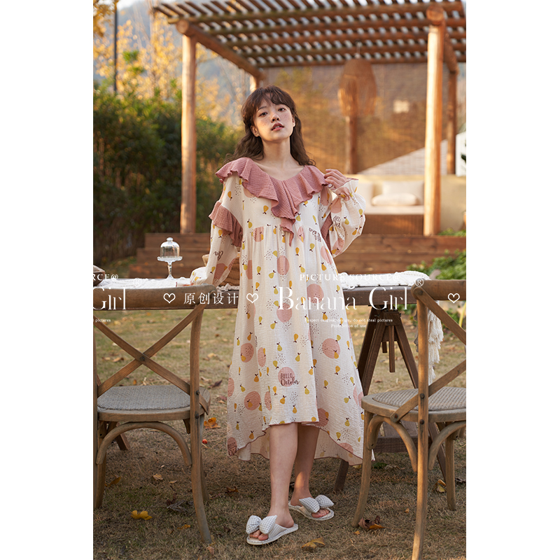 夏季女士睡衣家居服睡裙CA1125