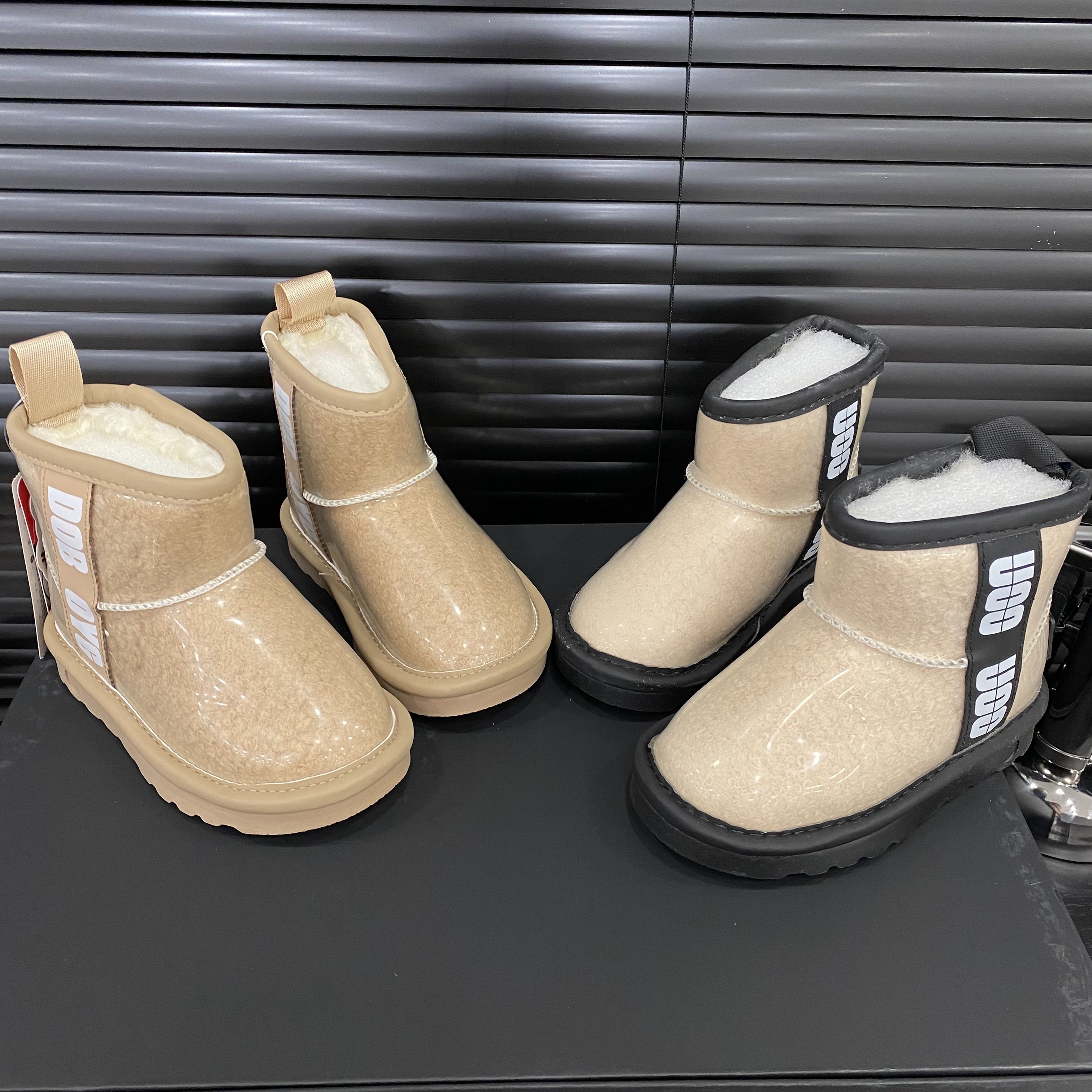 【冬款Winter】儿童加厚果冻雪地棉靴 2089