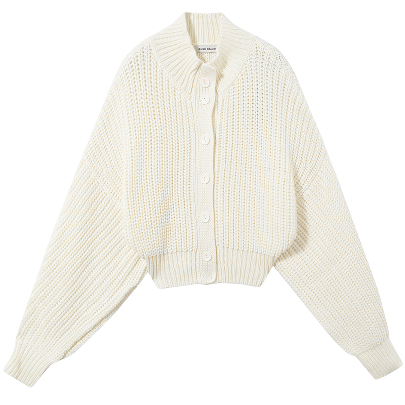 【赵老板专属】RB 甜美舒适短款时尚百搭针织开衫毛衣  RZ21330115