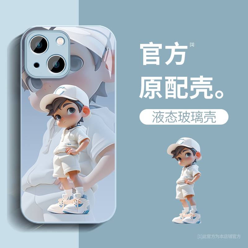 棒球男孩苹果14手机壳全包iPhone13防摔12高级感11ProMax新款plus