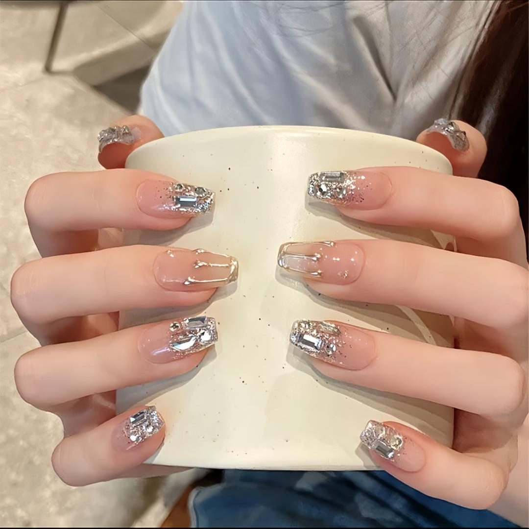 【星河闪闪】手工穿戴甲美甲贴片热销穿戴式纯手工