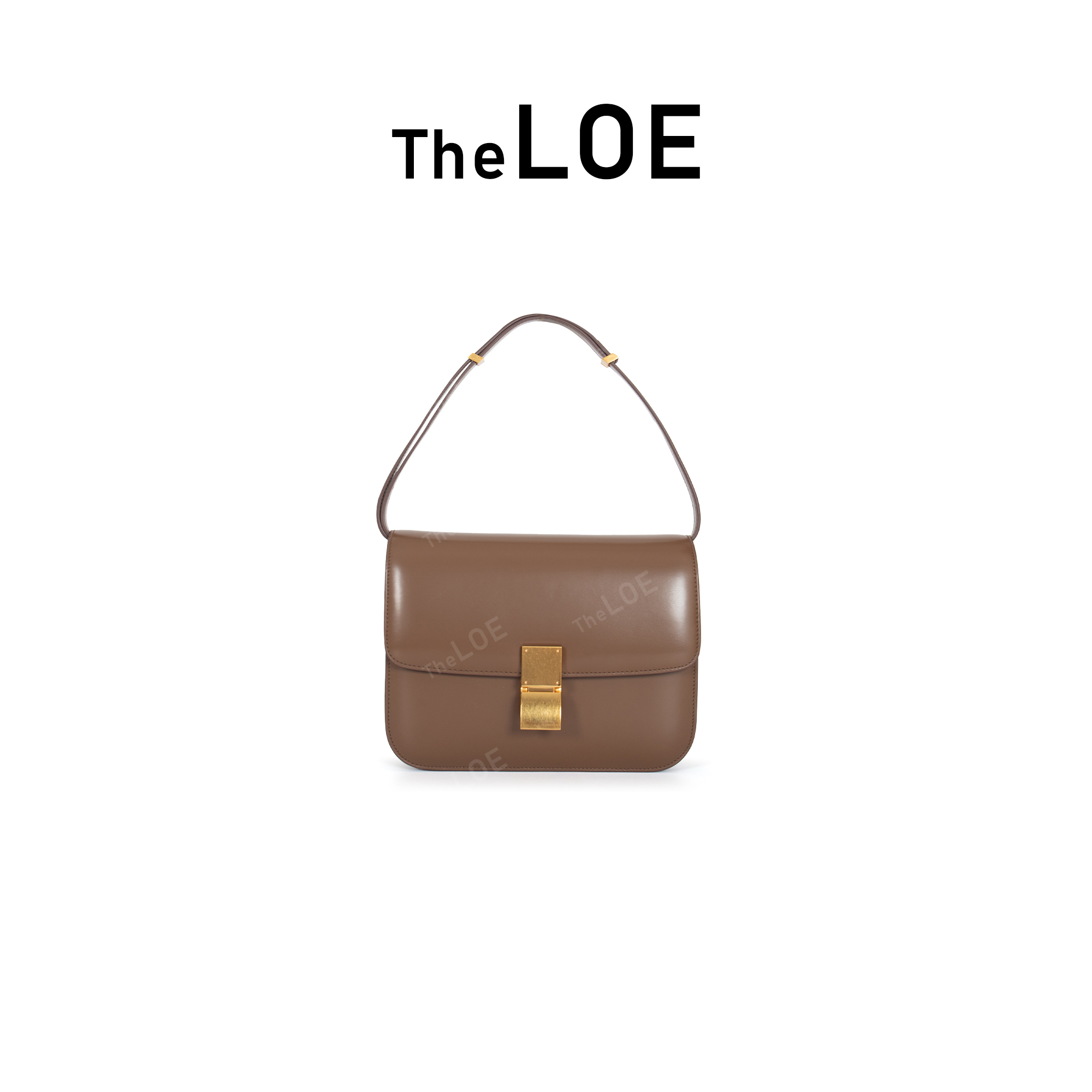 TheLOE/9.3  真皮复古单件斜跨包/豆腐包#LE-BB008