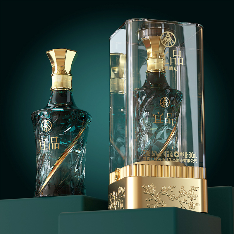 SANLINE仙林生态公司出品宜品辉煌腾达酒52度500ml*1