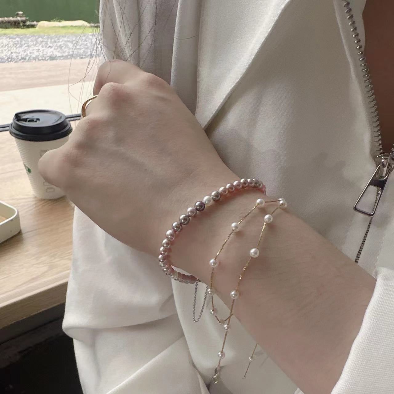 链子925银 精致耳钉戒指手链项链饰品