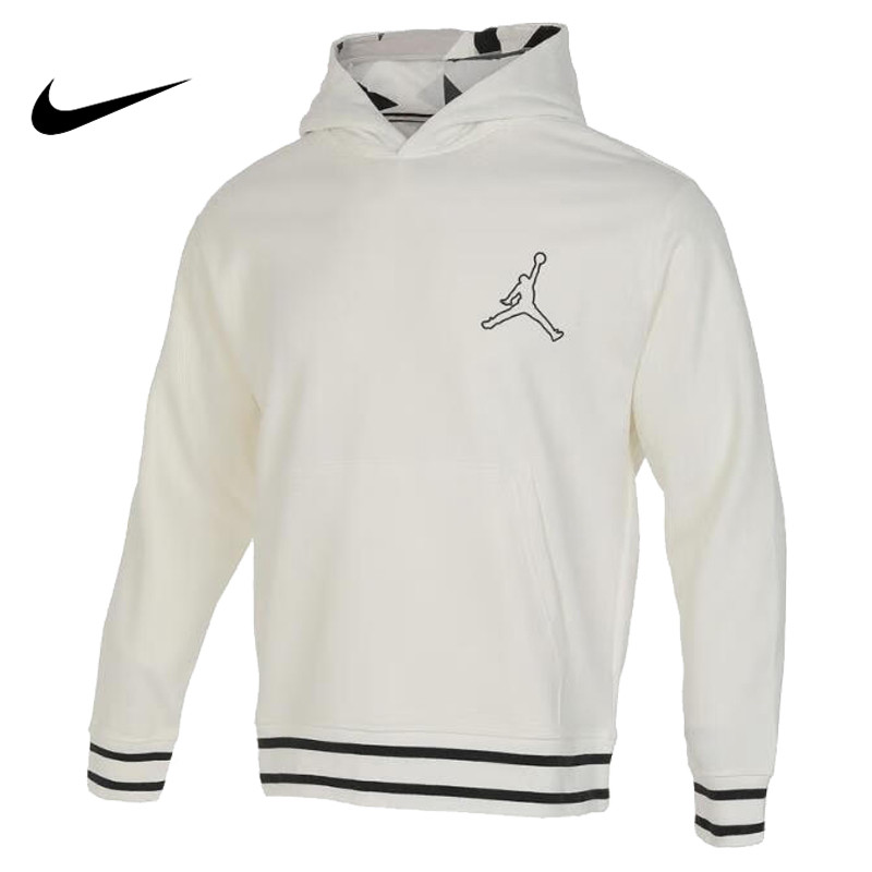 Nike耐克冬季男款JORDAN运动卫衣训练休闲连帽套头衫FD7403-133