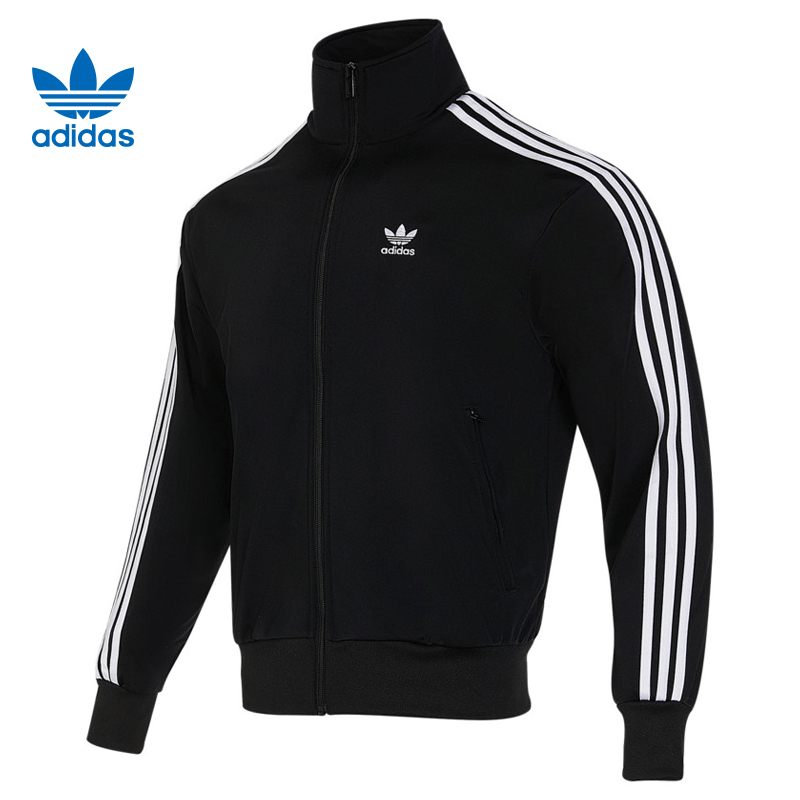 adidas阿迪达斯三叶草秋季男款运动外套休闲舒适立领夹克IJ7058