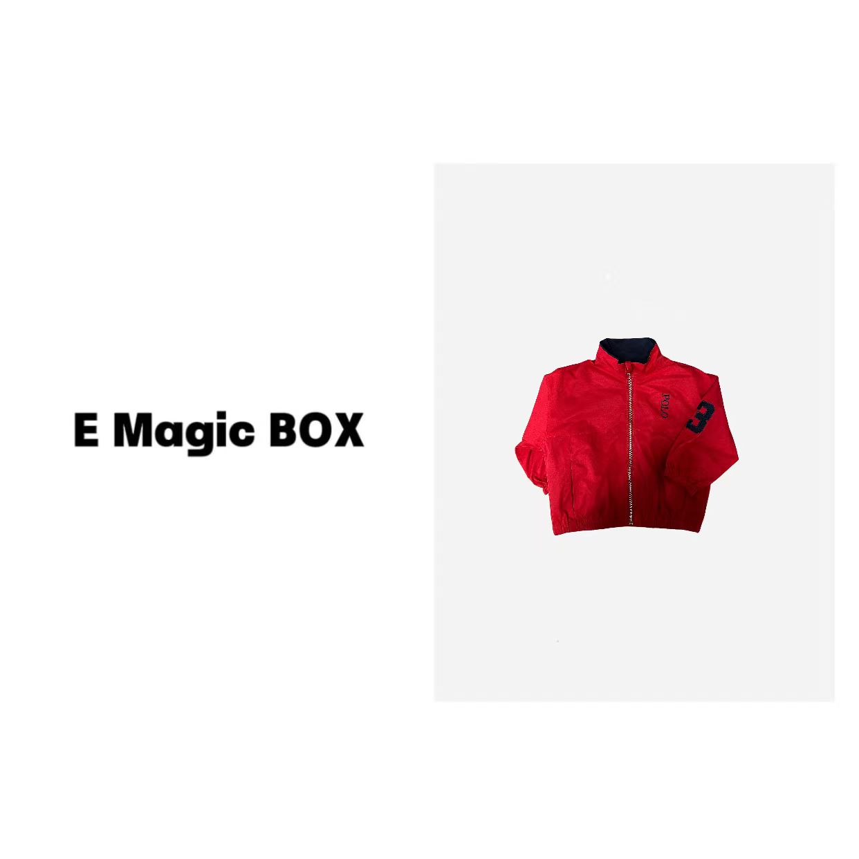 *E Magic Box童装“绅士品格”儿童限量款秋季冲锋衣38911