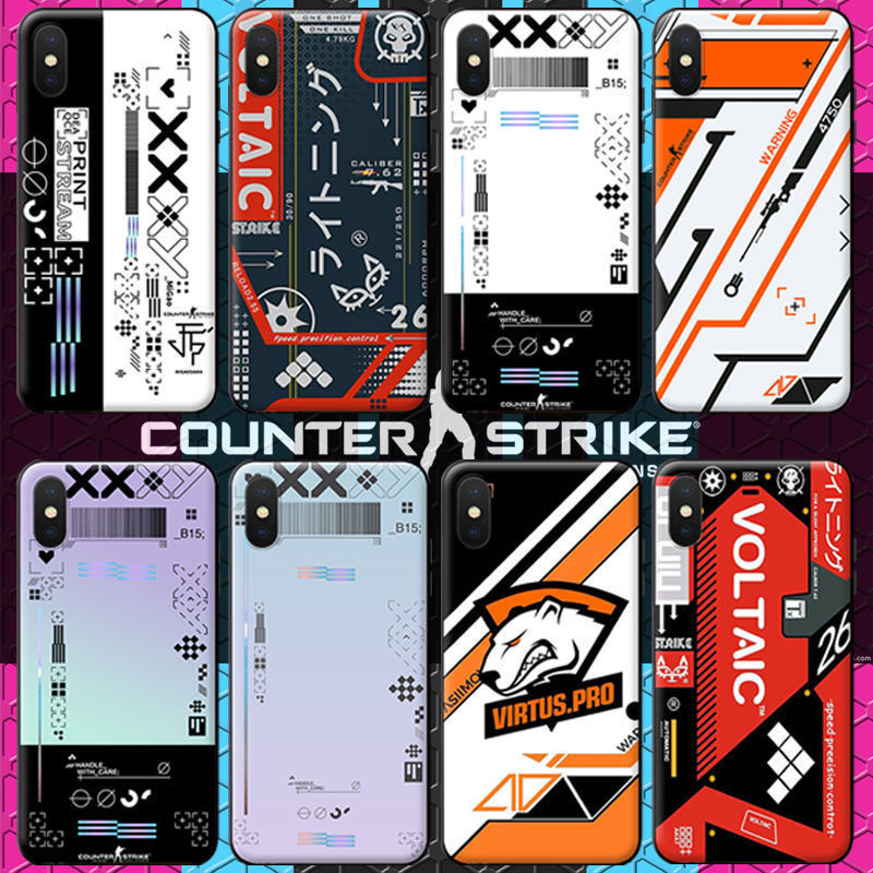 csgo周边印花手机壳荣耀50血腥运动苹果vivoOPPO西莫夫玻璃壳定制