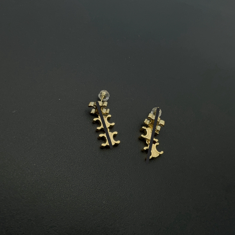 铜合金耳饰 3098耳饰设计师气质百搭简约B330
