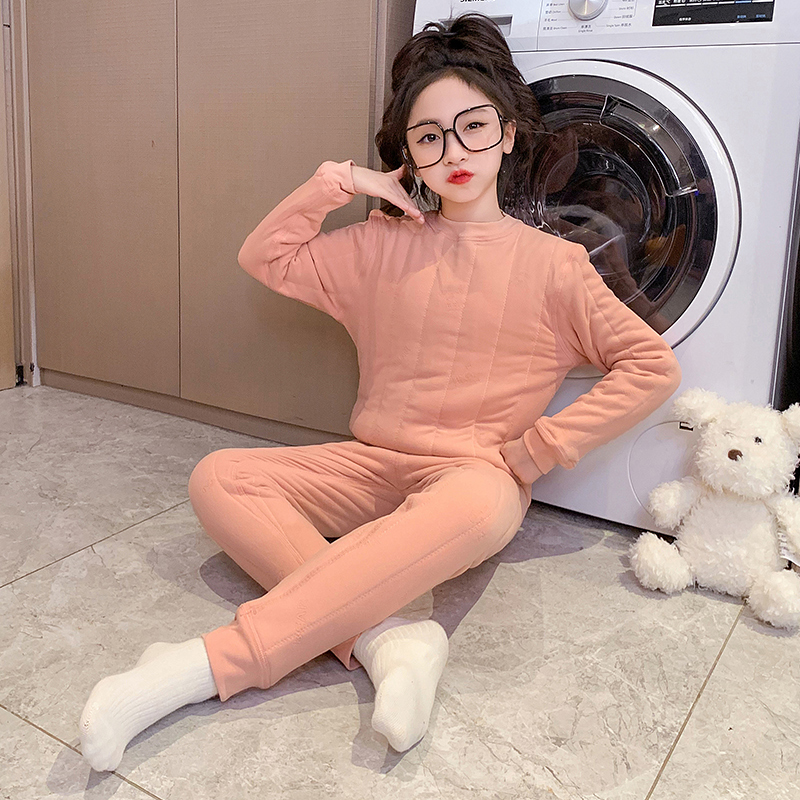 女童棉服冬装儿童棉衣内胆女大童冬季保暖内穿小棉袄外穿校服神器