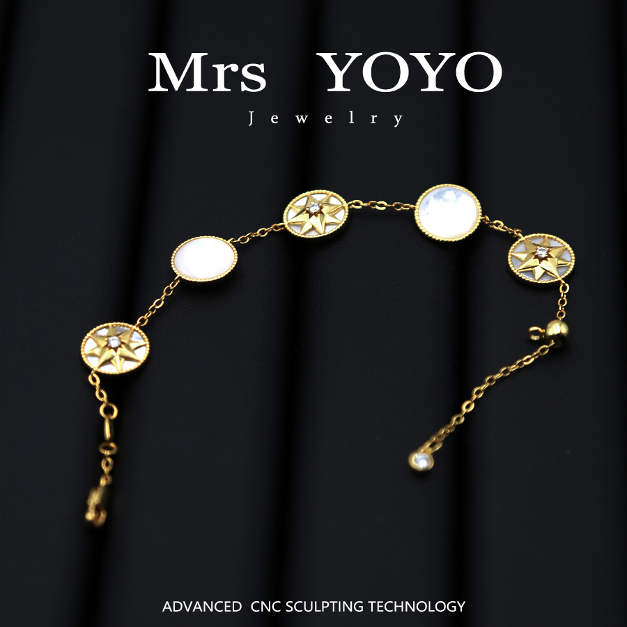 YOYO Accessories 时尚轻奢贝壳手链 JH2