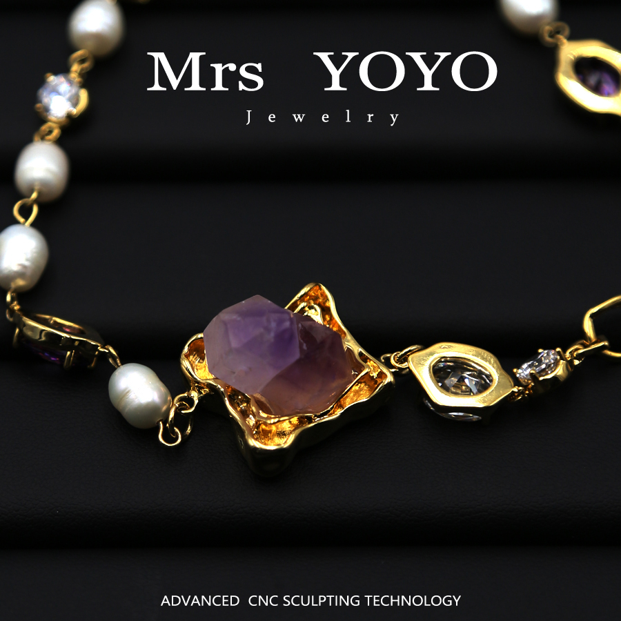 YOYO Accessories 小众时尚轻奢晶晶项链 JH29