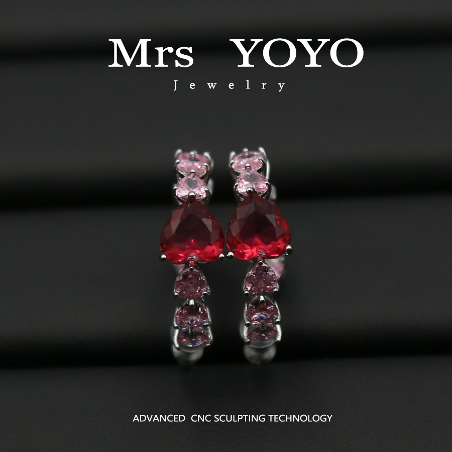 YOYO Accessories 轻奢爱心法式耳环 JH150