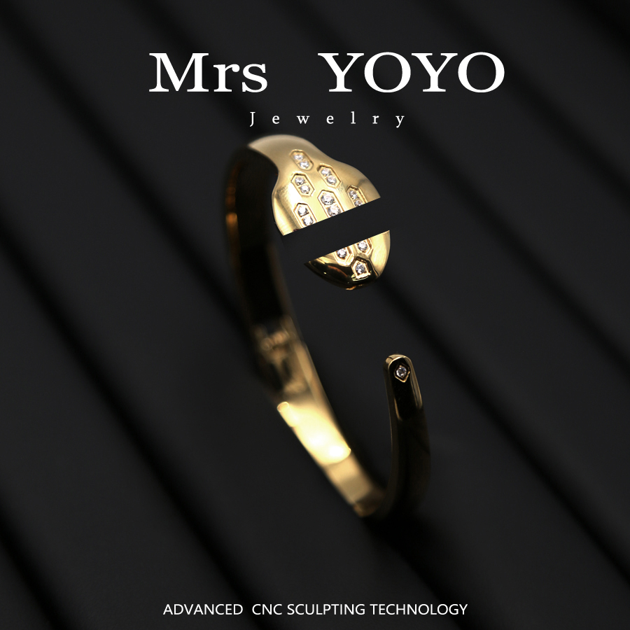 YOYO Accessories 轻奢时尚不掉色小众手镯 JH40