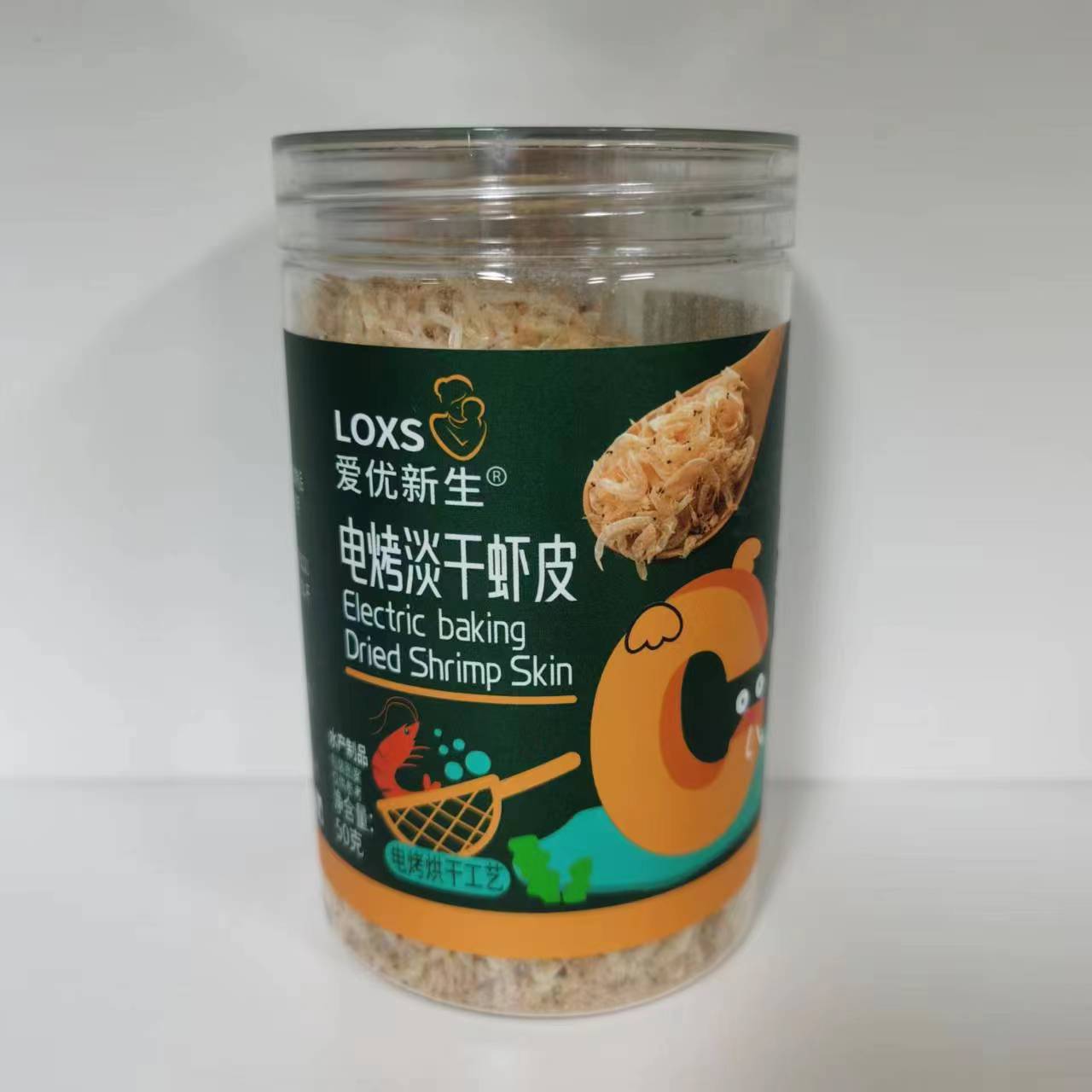 爱/优/新/生/电烤淡干虾皮50克