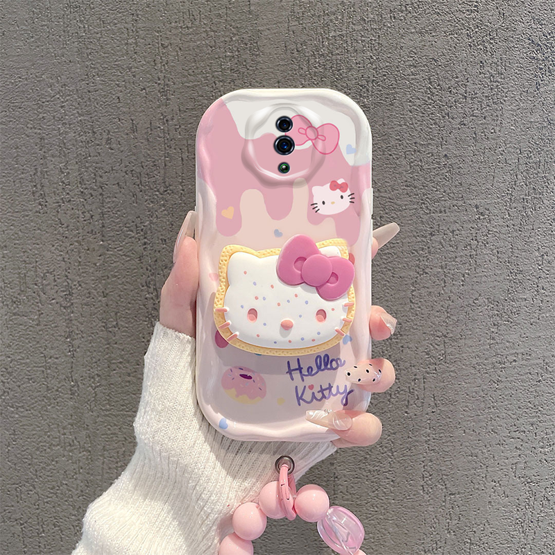 凯蒂猫OPPO Reno手机壳新款高级感卡通全包防摔软胶超薄ins风少女