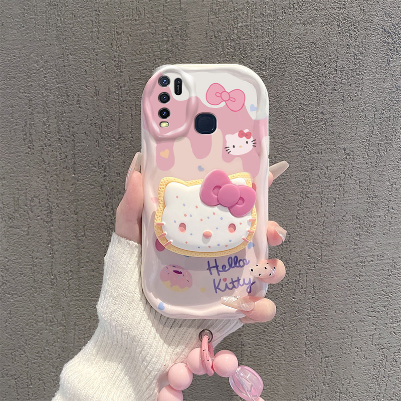 凯蒂猫VIVO Y50手机壳新款高级感卡通全包防摔软胶超薄ins风