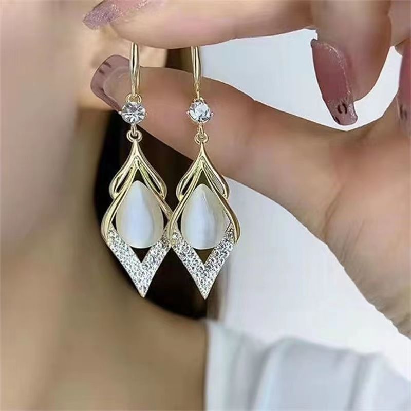 合金耳饰 C-12901289唯美新中式配饰时尚气质百搭高级感耳环轻奢