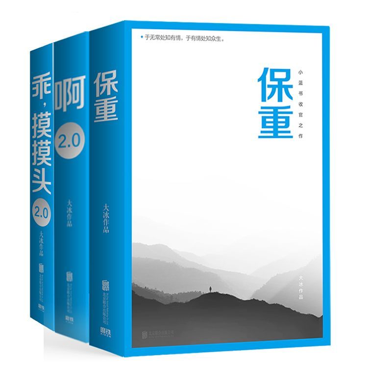 【正版】保重+ 啊2.0+ 乖，摸摸头 3册 作者：大冰畅销全新作品书籍k