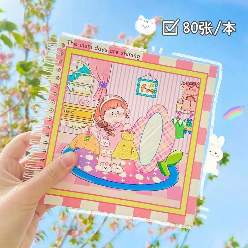 2.99包邮线圈方方手帐本一本 破损补发联系客服