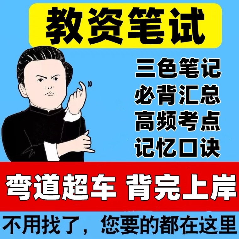 2024教资重点笔记幼儿园小学中学高中教师资格证笔试资料考电子版