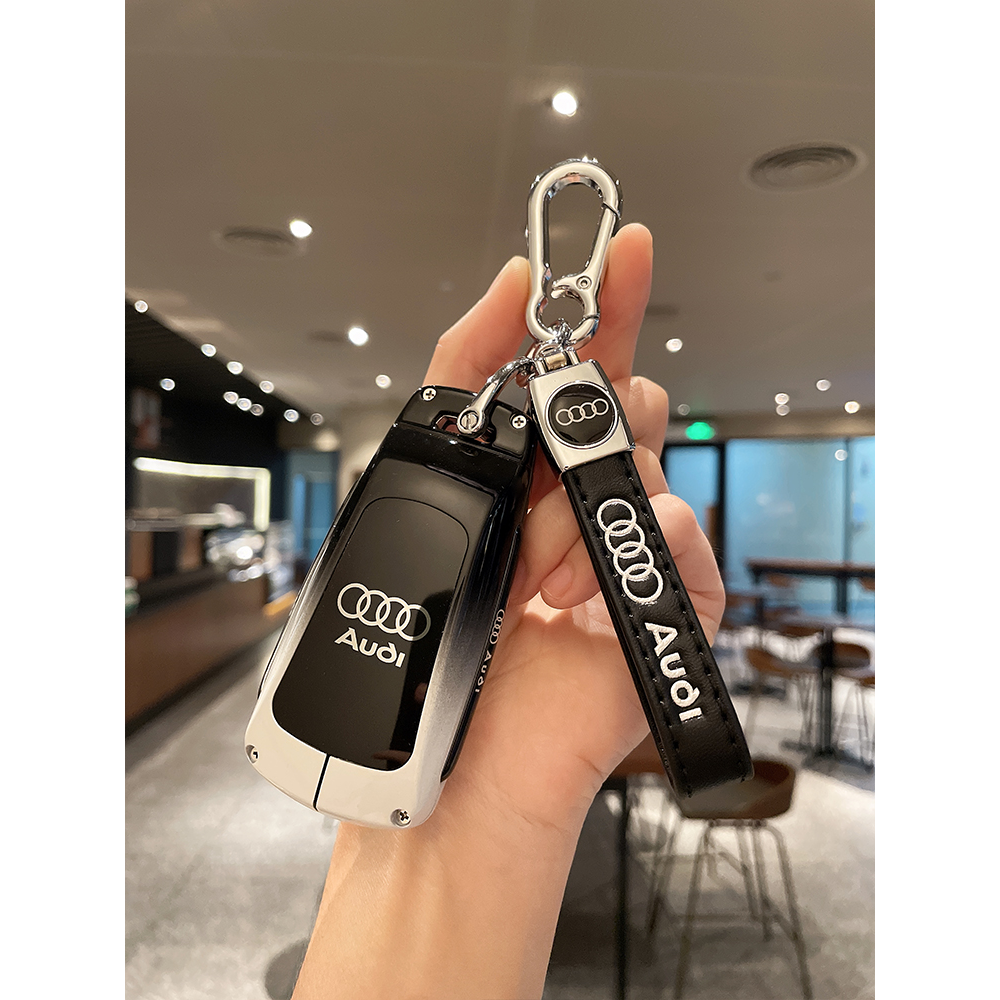 奥迪钥匙套a4l/q5l/a6l/q7/q4/a8l高档23款a3/q3/q2l壳a7扣24新款
