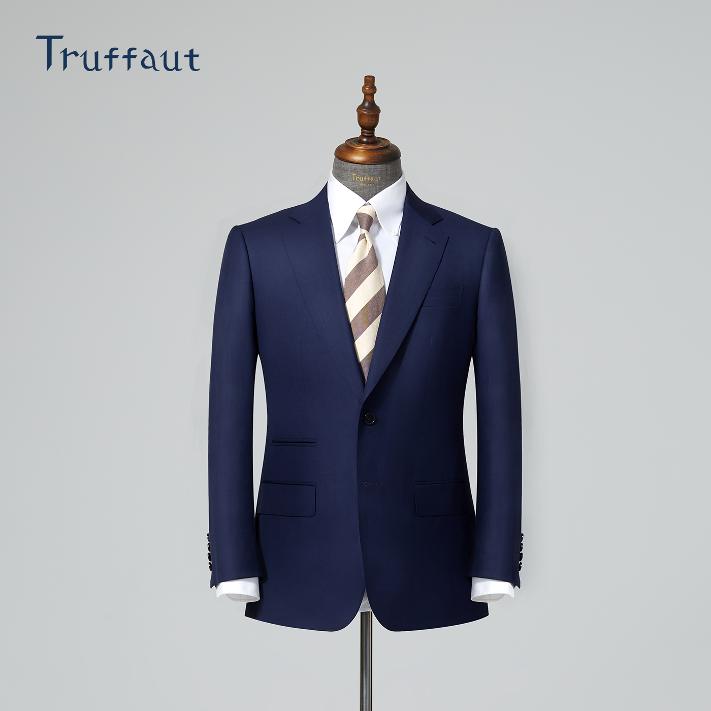 【VBC面料】Truffaut平驳领男士西服套装商务修身正装新郎礼服春