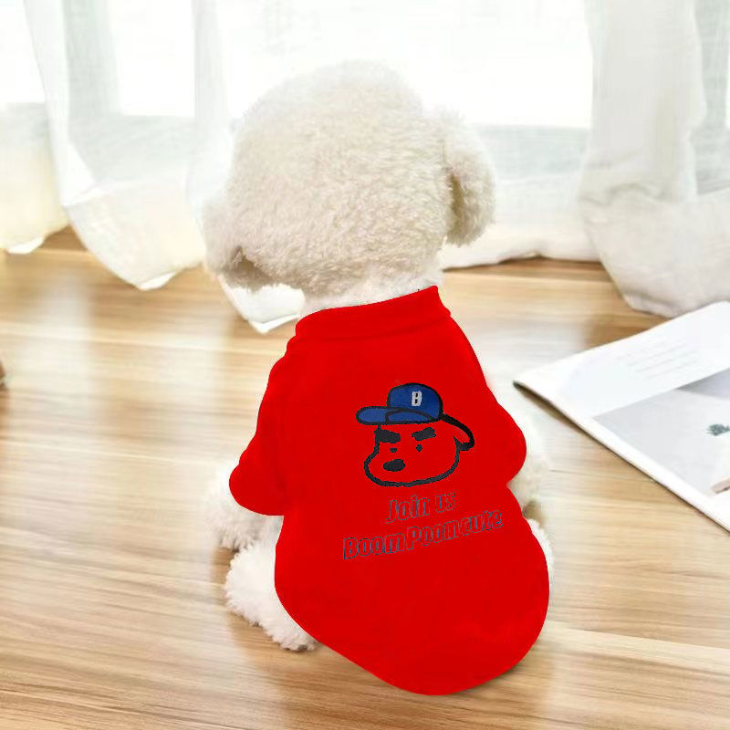 宠物衣服卫衣狗狗背心小型犬春秋冬加绒薄款比熊泰迪用品幼犬猫咪