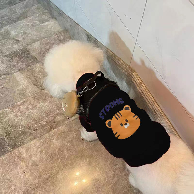 新款宠物衣服狗狗衣服猫咪衣服秋冬小型犬泰迪比熊幼犬两脚卫衣短