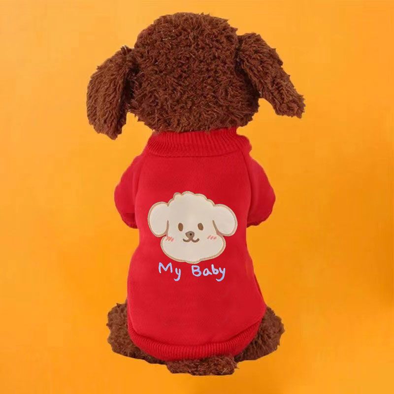 冬季保暖卫衣宠物衣服泰迪猫咪小狗狗小型幼犬比熊博美用品秋冬