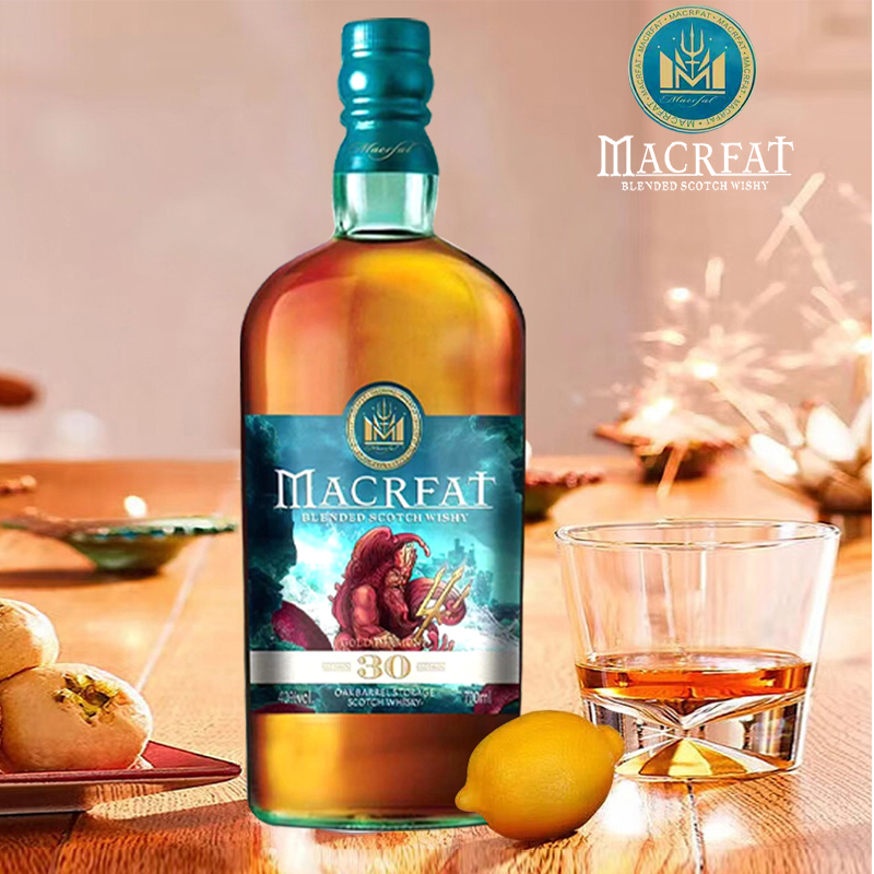 【正品保证】英国进口麦卡夫海王威士忌40度700ml*6