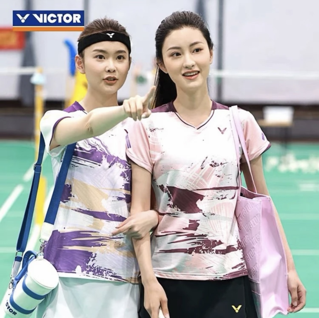 2023新款胜利羽毛球服男女大赛系列针织运动速干T恤短袖大赛服