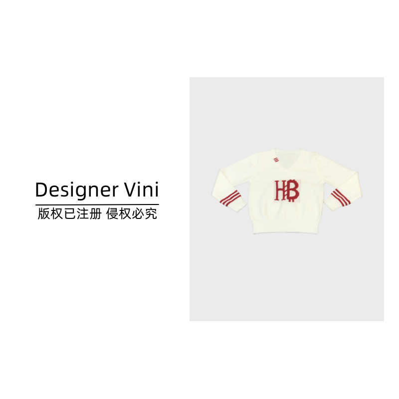 Vini 哈根茉特 2023秋季气质休闲宽松羊毛衫长袖百搭毛衣