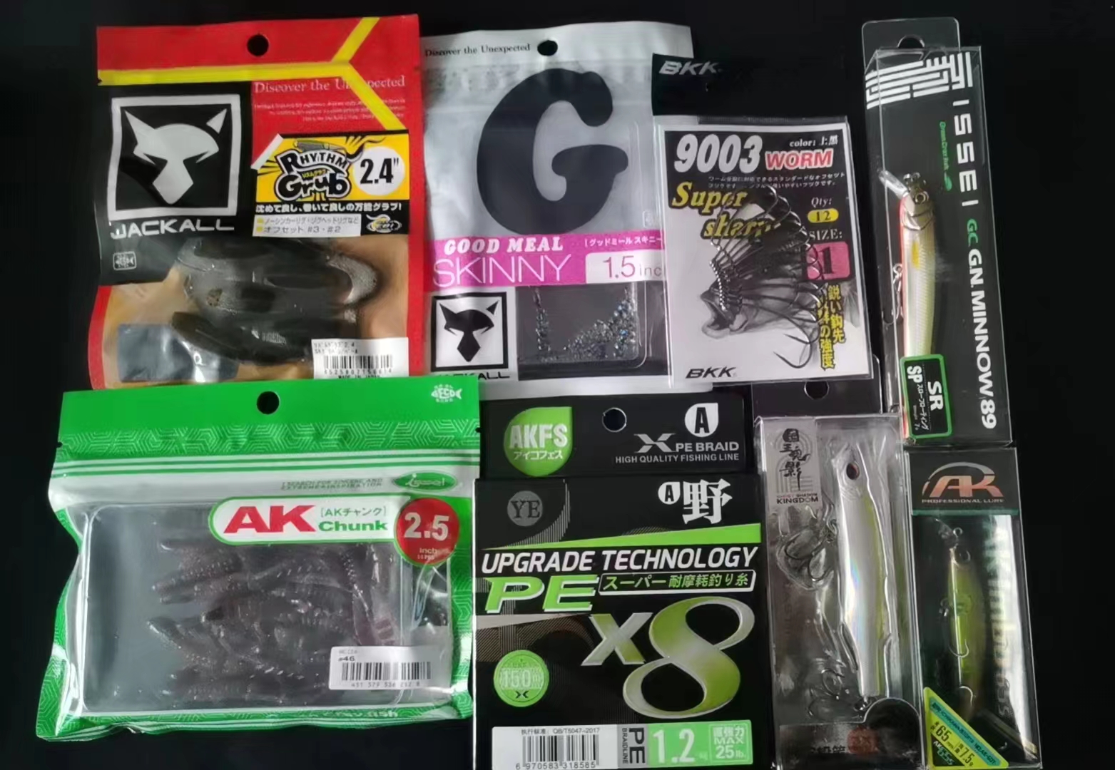 上Jackall卷尾good饵常吉虾米诺 艾克菲斯pe线米诺国王鬼影bkk钩