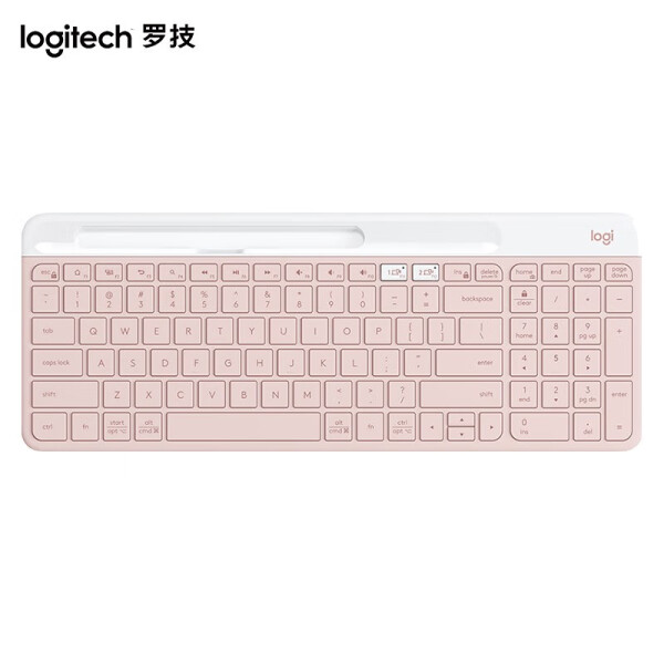 罗技（Logitech）键盘K580无线蓝牙键盘超薄办公游戏手机平板电脑