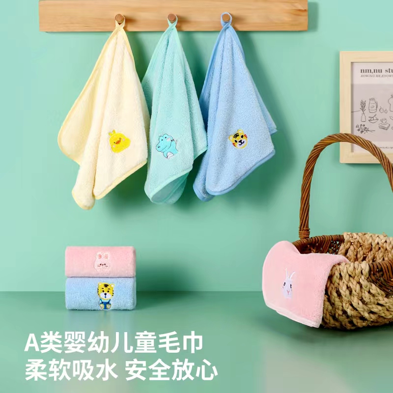 新款毛巾A类比纯棉柔软吸水不掉毛家用加厚加大面巾挂式速干可爱
