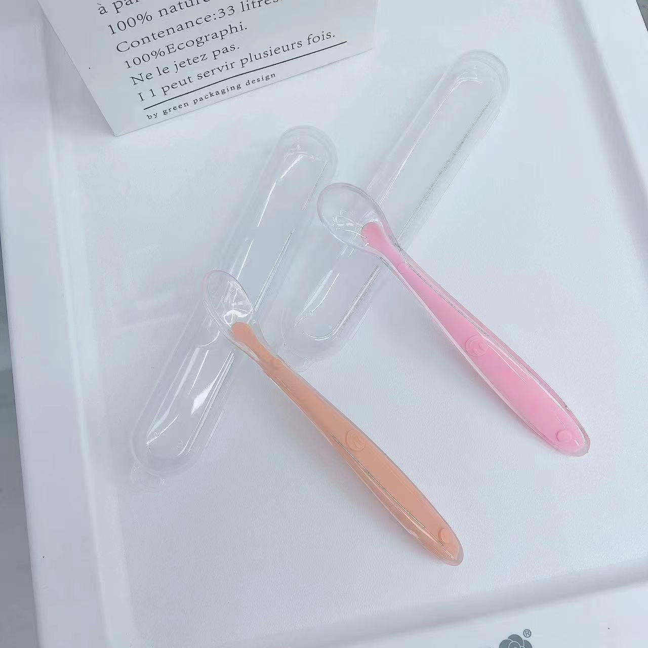 新生儿软硅胶勺婴幼儿吃饭勺