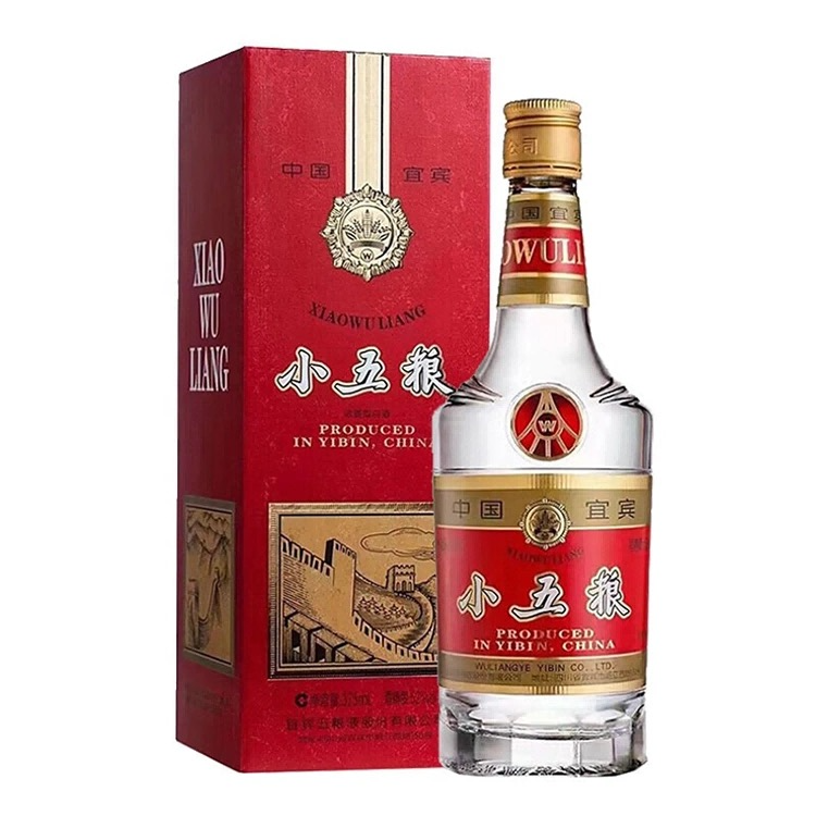 五粮液52°小五粮浓香型白酒375ml 酒类瓶装52度