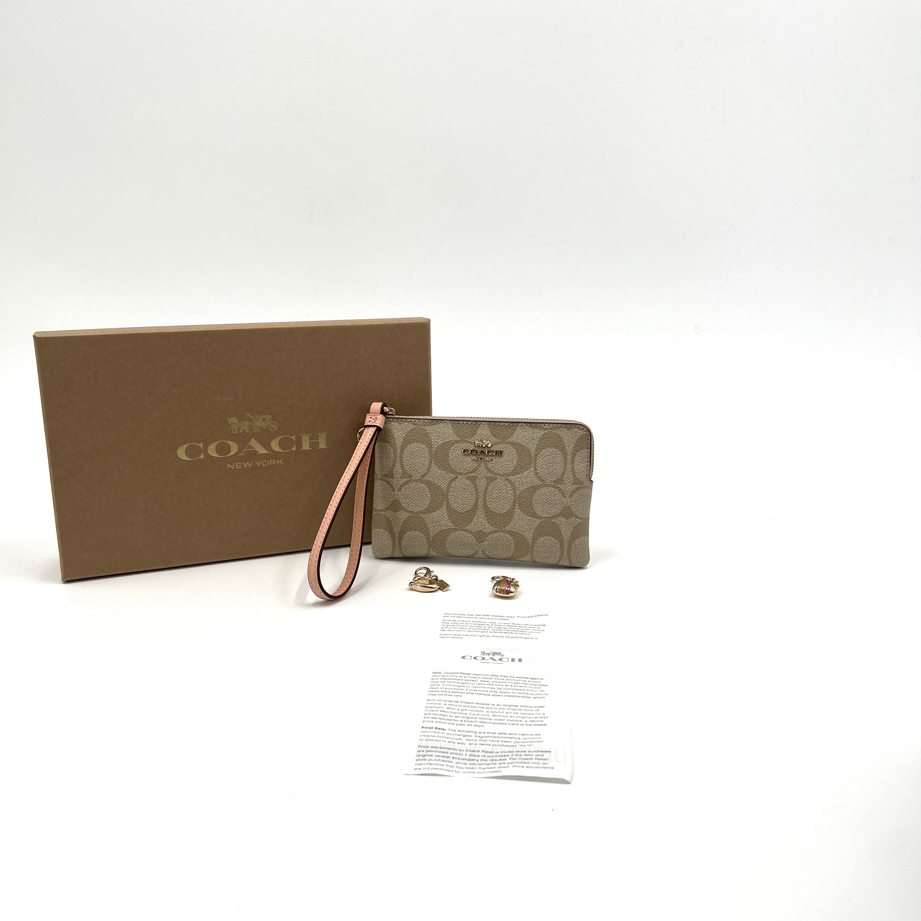 全新未使用 COACH/蔻驰 【三水专属】经典拉链腕包/G04CD630