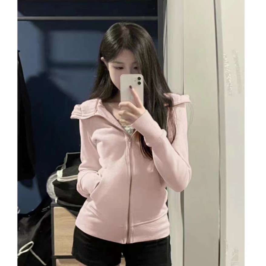 lulu外套女春秋2024新款爆款套装瑜伽服上衣运动连帽卫衣秋季