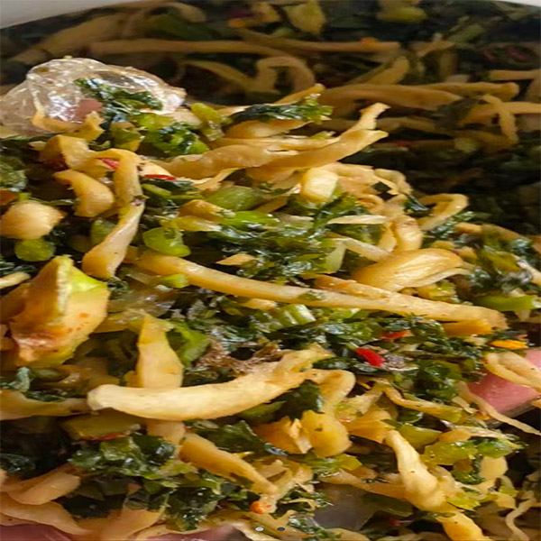 云南镇雄特产大头菜的盐菜下饭菜