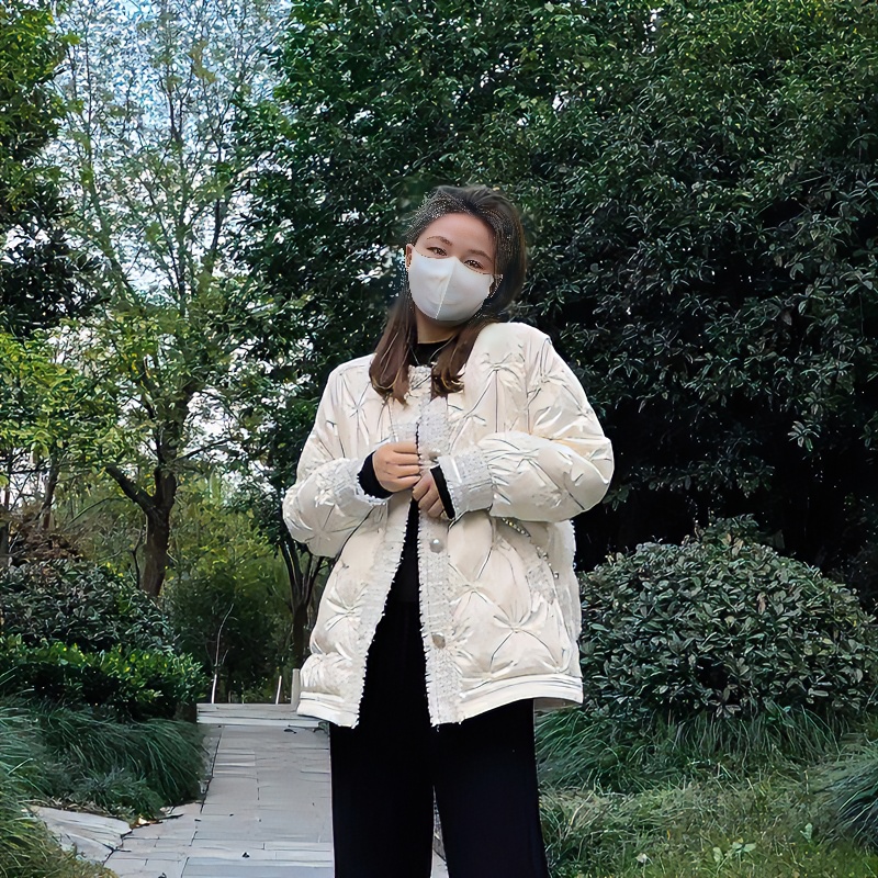 NANXU/楠序包子微胖女装休闲洋气百搭小香风轻薄羽绒服外套YZ6061