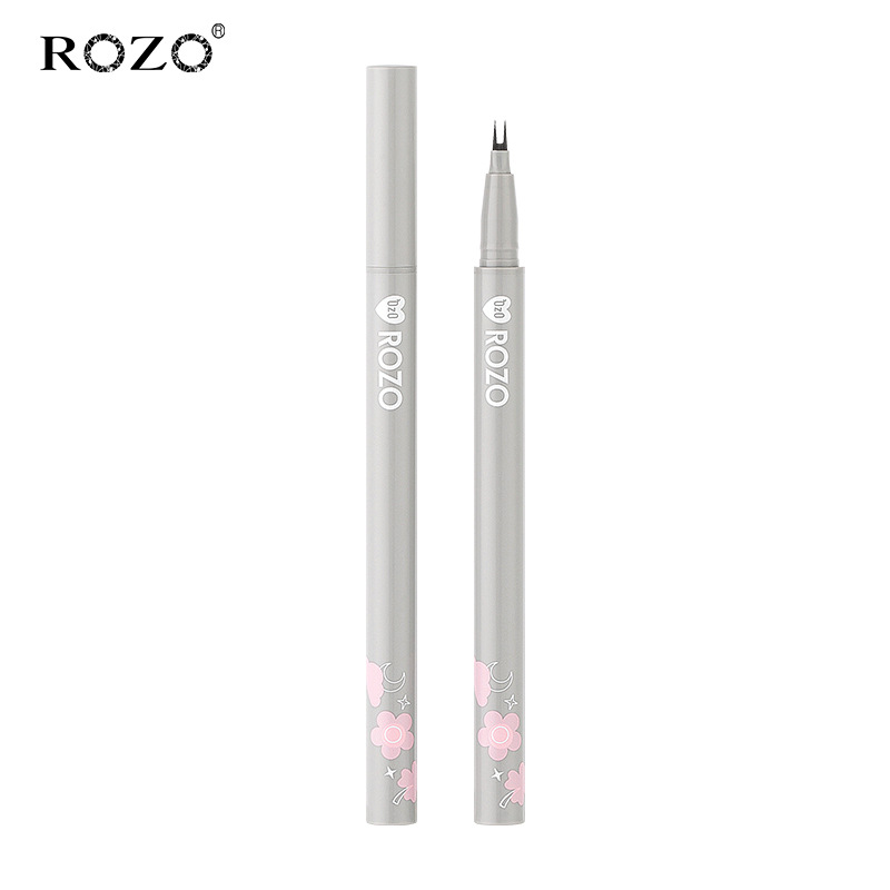 ROZO两爪下睫毛笔眼线液笔不晕染防水卧蚕笔不脱色两叉双爪液笔