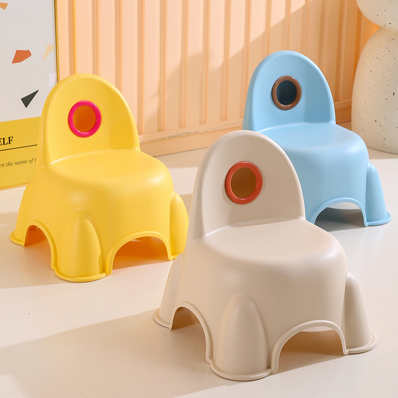 【迪玛森】火箭儿童塑料凳子家用宝宝靠背凳防滑小凳子