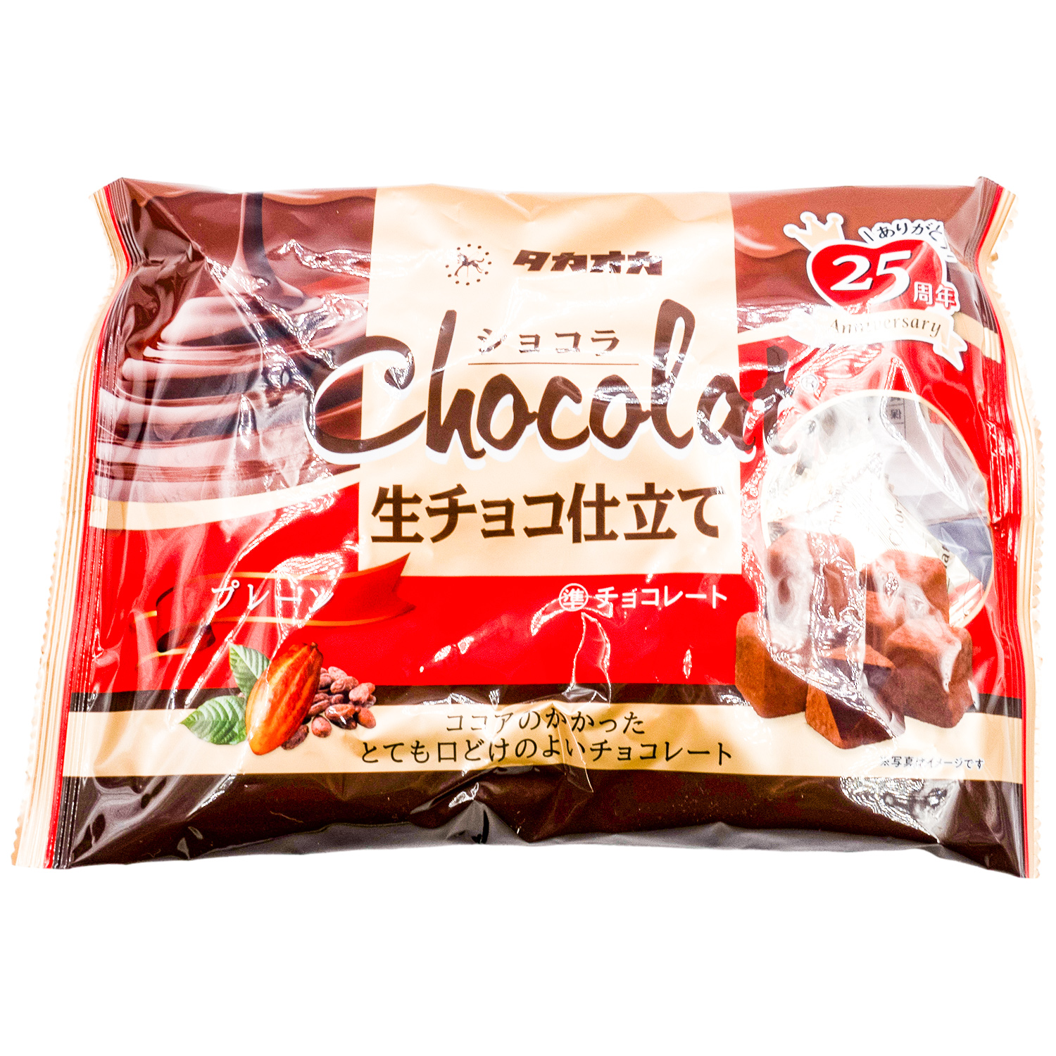 现货日本进口高冈原味代可可脂巧克力丝滑浓香网红休闲零食172g