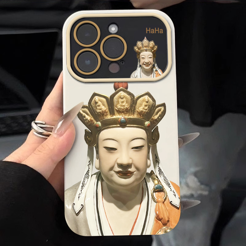 无语菩萨iphone15promax苹果14promax大视窗13pro手机壳12pro壳